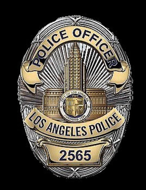 速くおよび自由な LAPD POLICE 制服 記章 身分証 PO オフィサー ポリス
